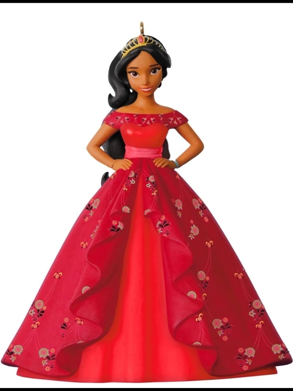 Disney Red Princess Ornament - Red, Black, Gold